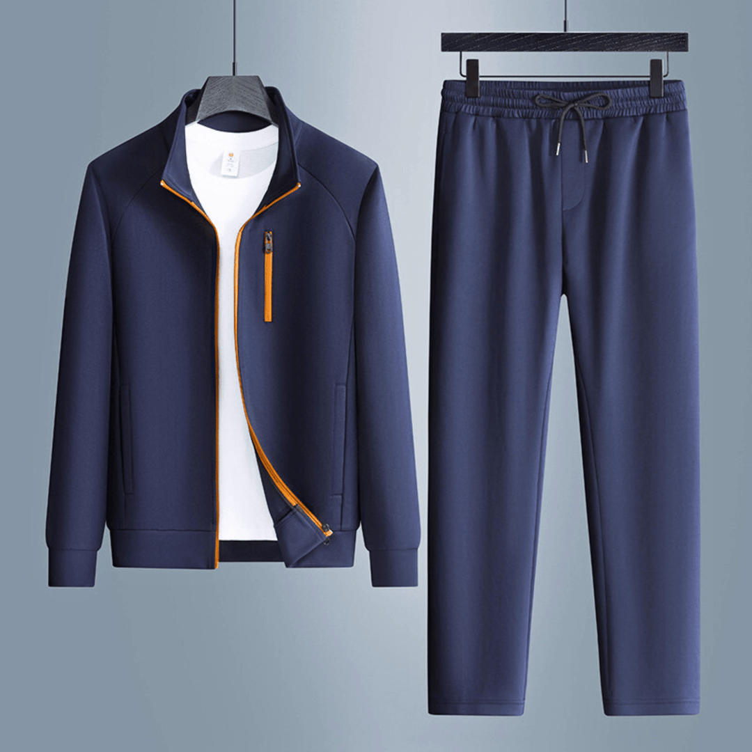 Weston mens zip-up tracksuit set