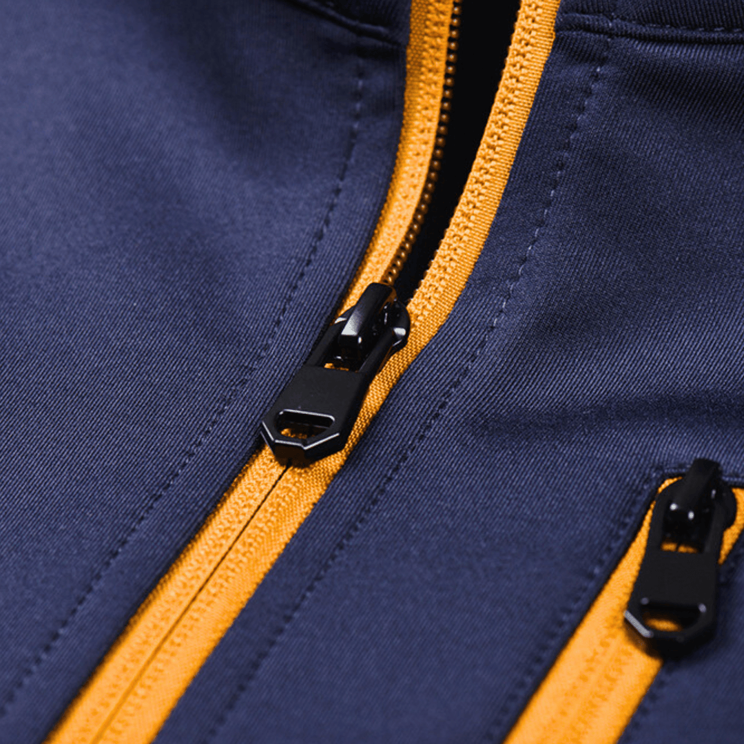 Weston mens zip-up tracksuit set detail