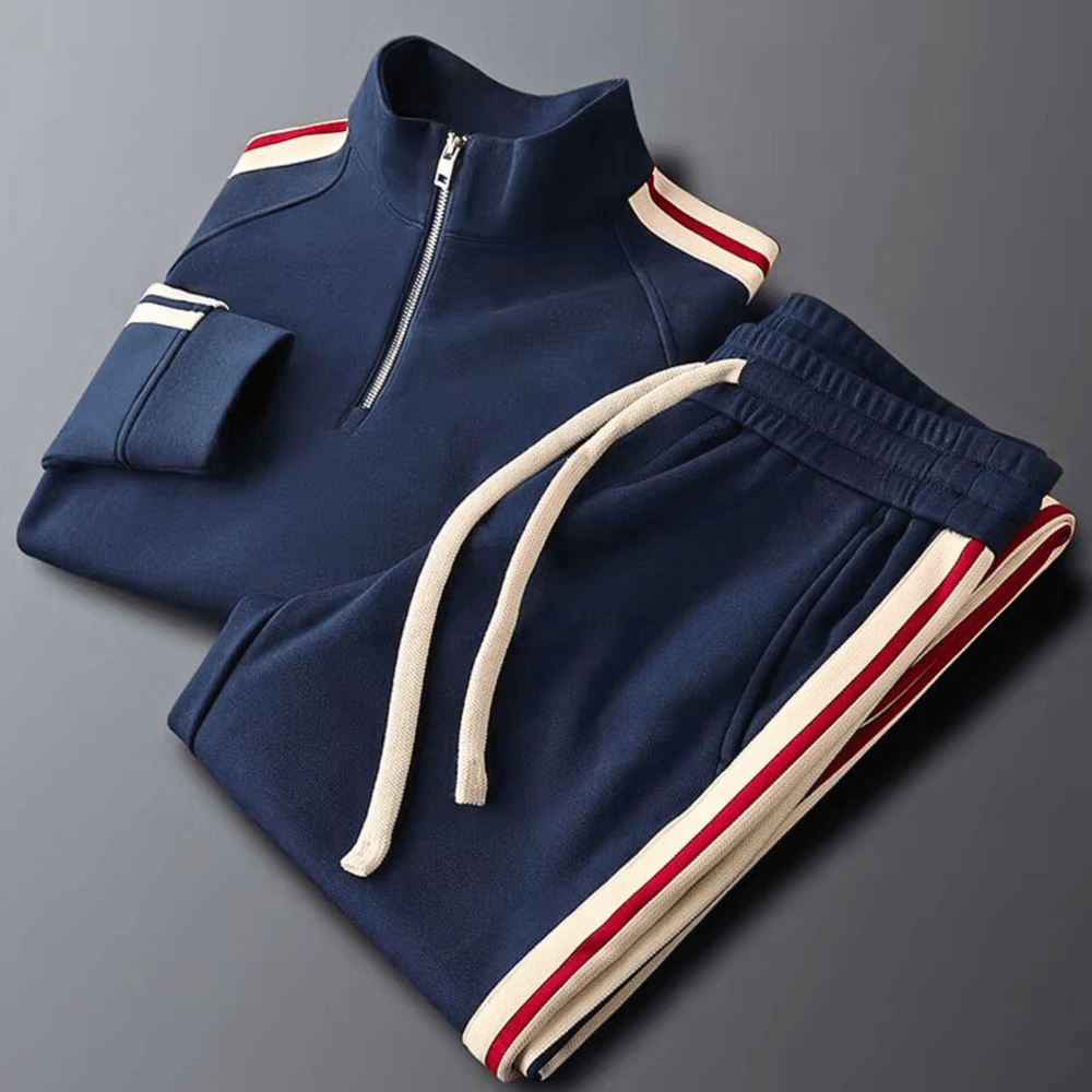 Sloane | Relaxed Fit Half-Zip Tracksuit Set