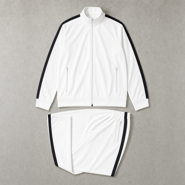 Finn mens striped tracksuit set