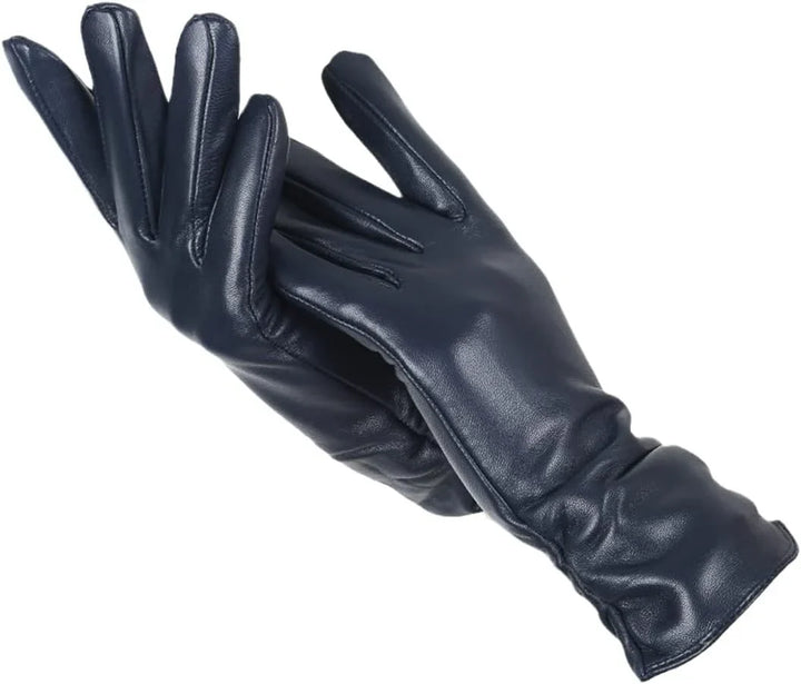 Eve | Leather Gloves Fitted Wrist Smooth Pull on