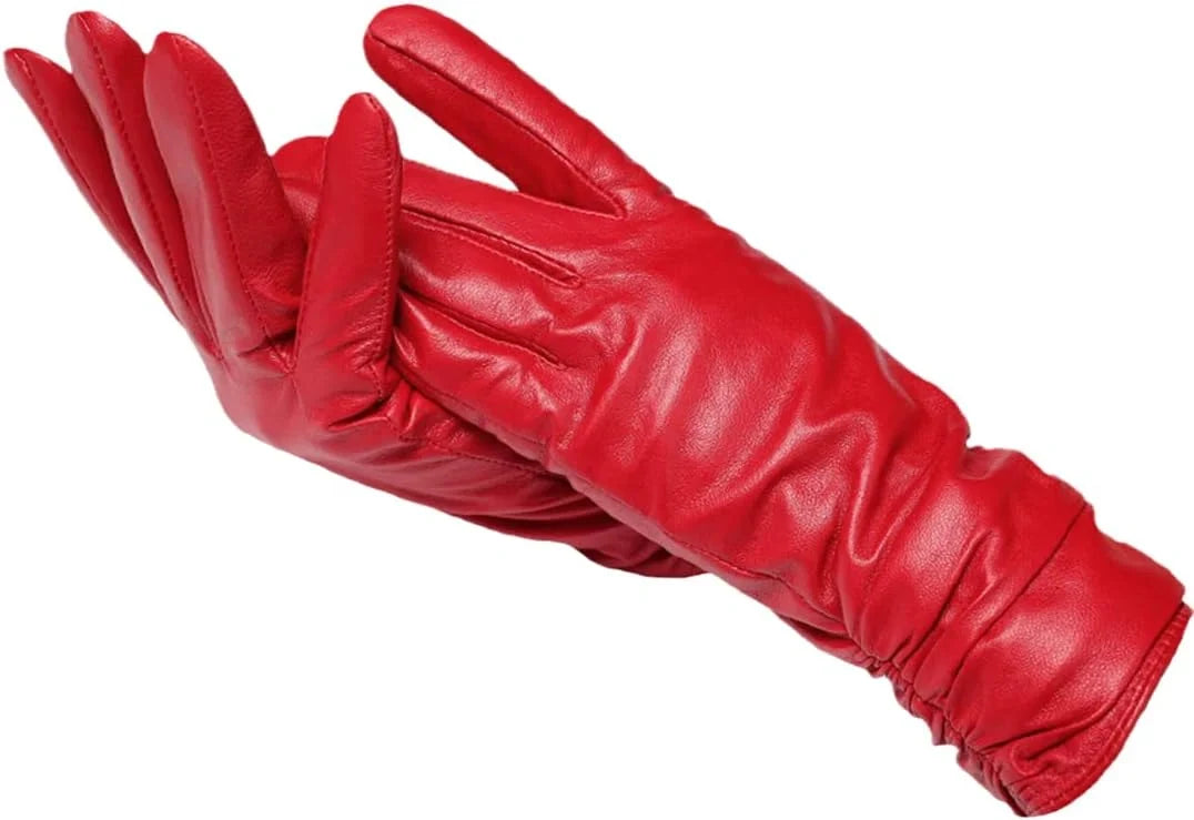Eve | Leather Gloves Fitted Wrist Smooth Pull on