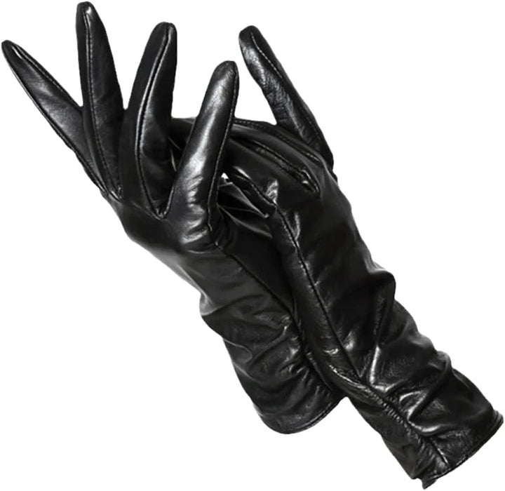 Eve | Leather Gloves Fitted Wrist Smooth Pull on